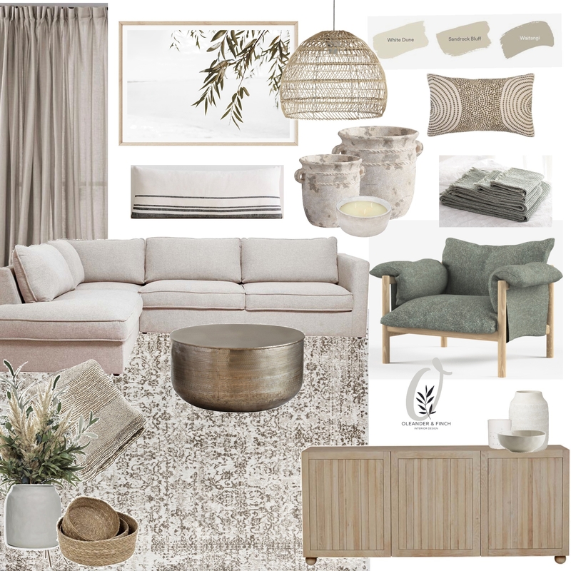 Boho comp Mood Board by Oleander & Finch Interiors on Style Sourcebook