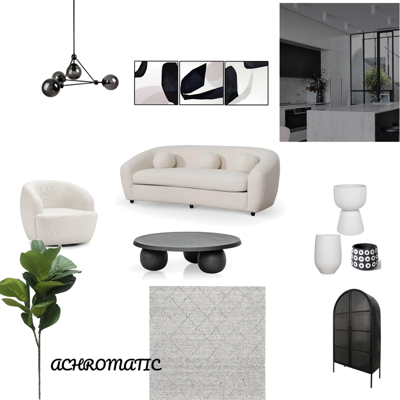 Achromatic Mood Board by ErikaV on Style Sourcebook