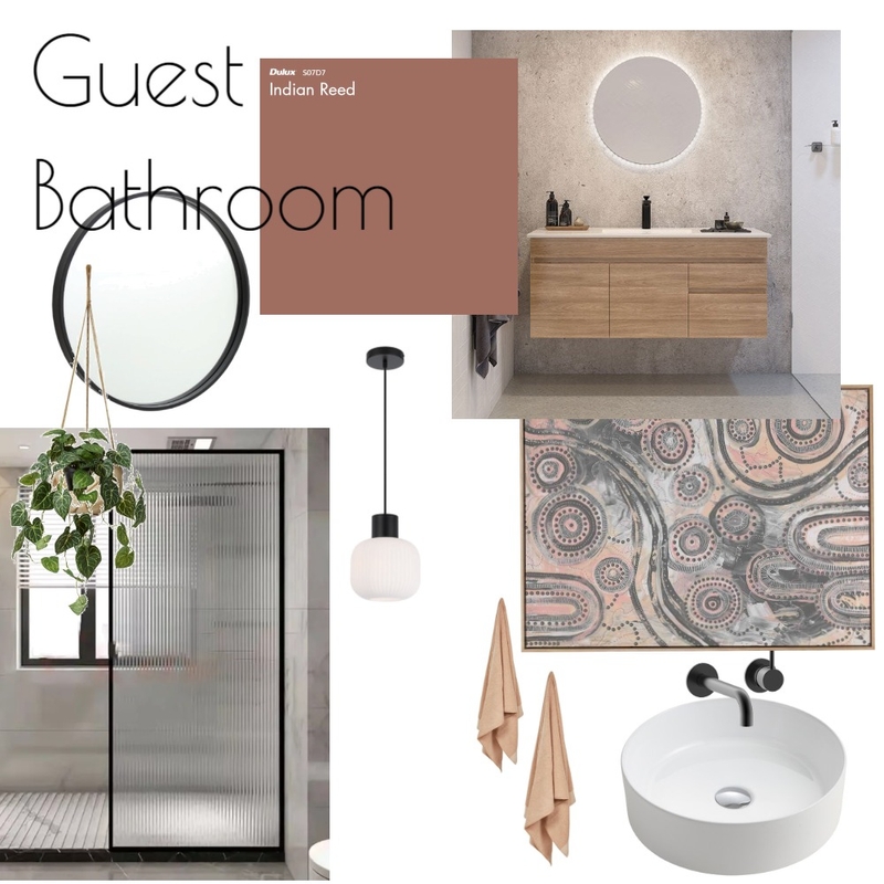 The Rise on Rosella - Guest Bath Mood Board by The Rise on Rosella on Style Sourcebook