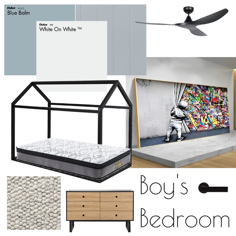 The Rise on Rosella - Boy's Bedroom Mood Board by The Rise on Rosella on Style Sourcebook