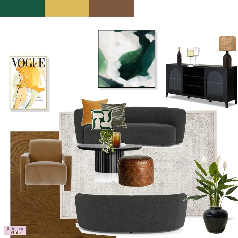 Andy Lounge Mood Board by Rebecca White Style on Style Sourcebook