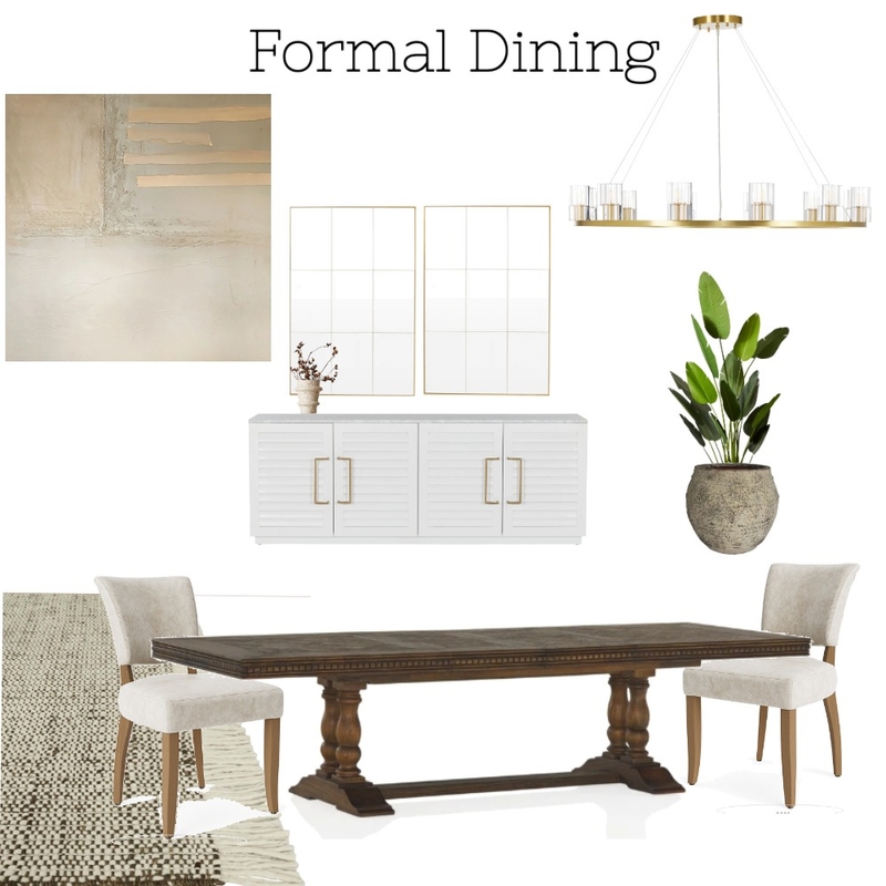 Formal Dining Room Mood Board by Mary.borg on Style Sourcebook