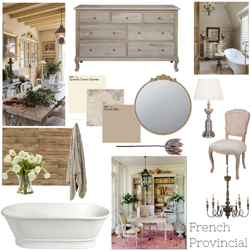 French Provincial Mood Board by TaloulahDesign on Style Sourcebook