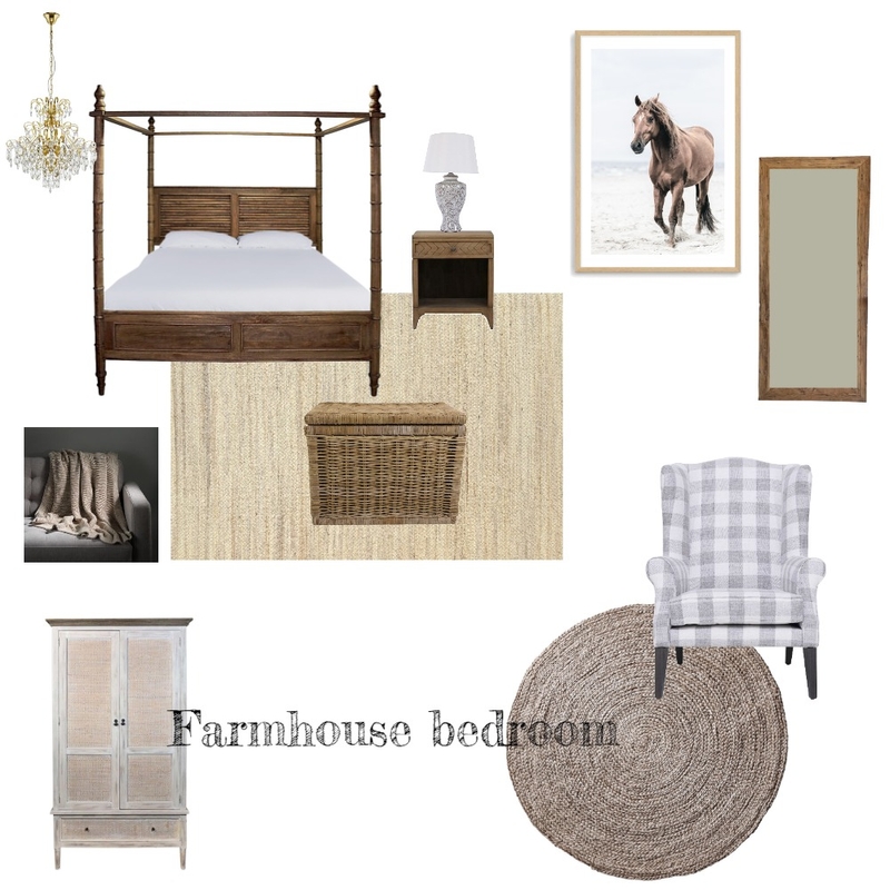Jen - Farmhouse bedroom Mood Board by Simplestyling on Style Sourcebook