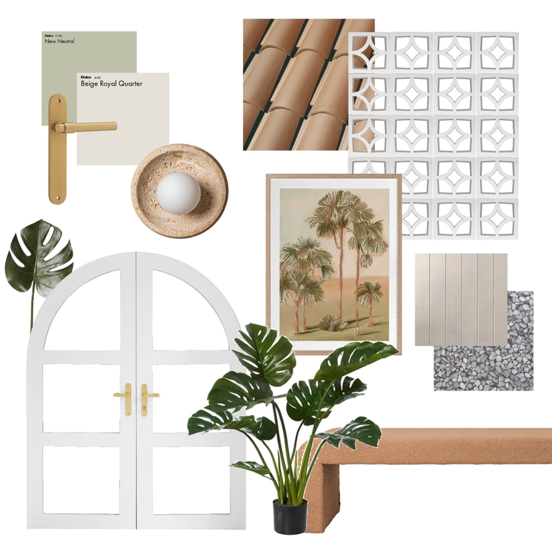 Tropical Paradise Mood Board by Hardware Concepts on Style Sourcebook