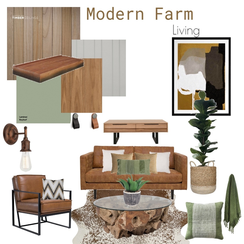 Modern Farm Living Mood Board by alinemartins on Style Sourcebook