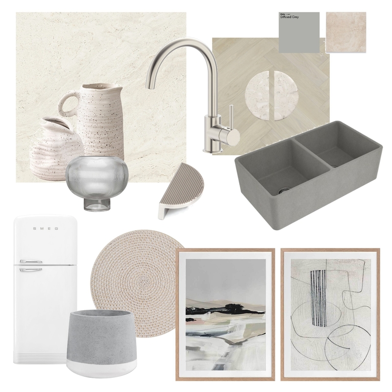 Muted Textures Kitchen Mood Board by Urban Road on Style Sourcebook