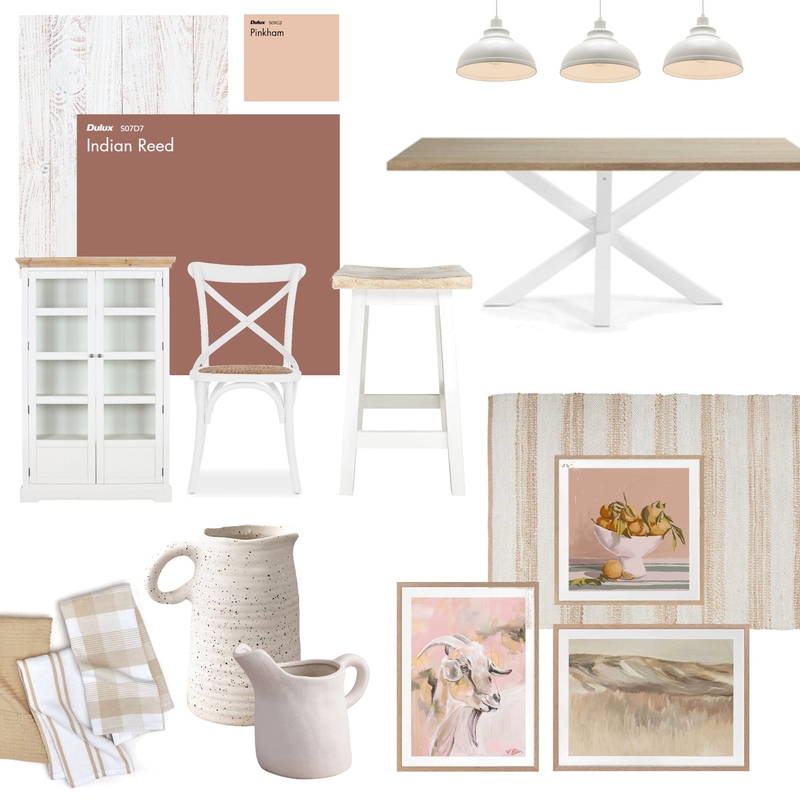 Contemporary Farmhouse Dining Room Mood Board by Urban Road on Style Sourcebook