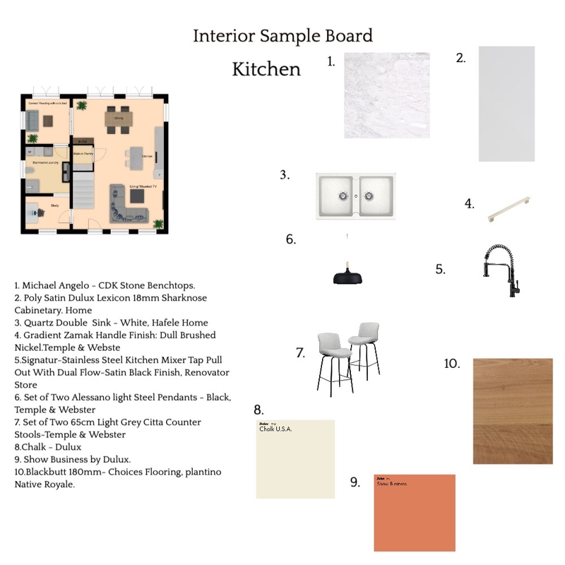 Interior Design Sample Mood Board by Interiors By Paul on Style Sourcebook
