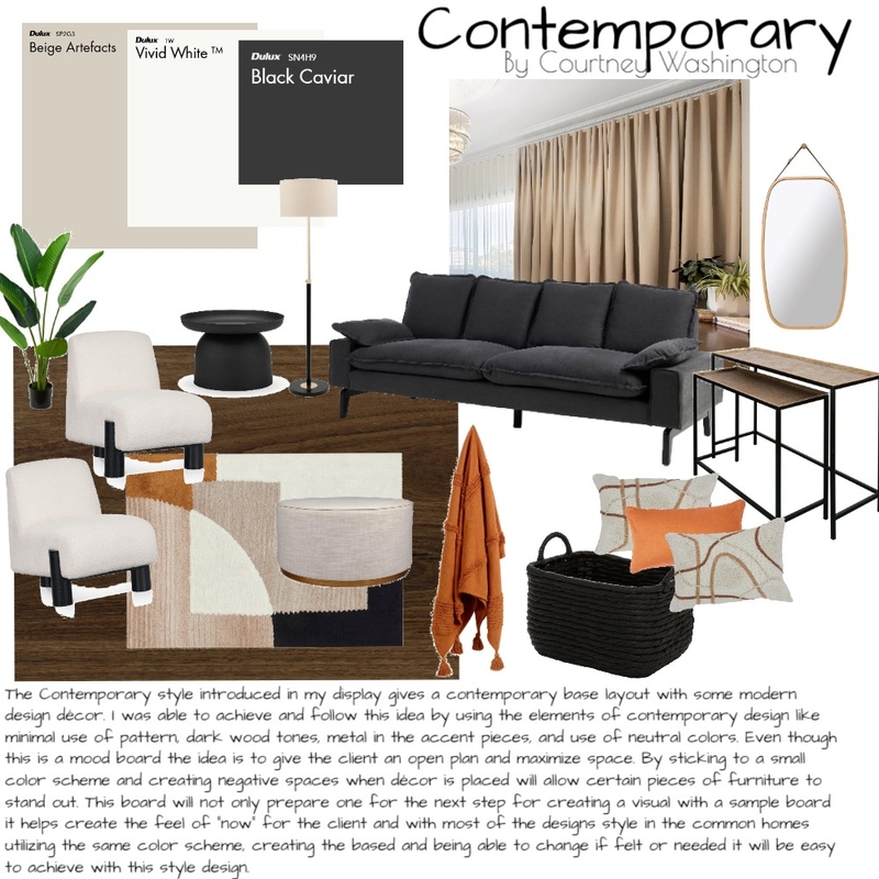 Contemporary Mood Board by CourtneyJW on Style Sourcebook