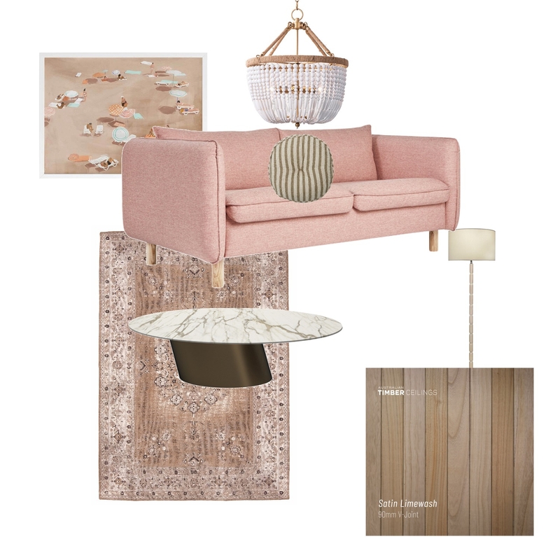 Pink sofa marble coffee table Mood Board by Sem on Style Sourcebook
