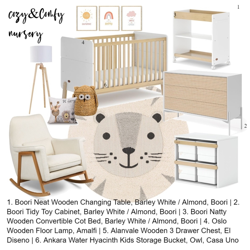 Nursery Mood Board by Indiana Interiors on Style Sourcebook