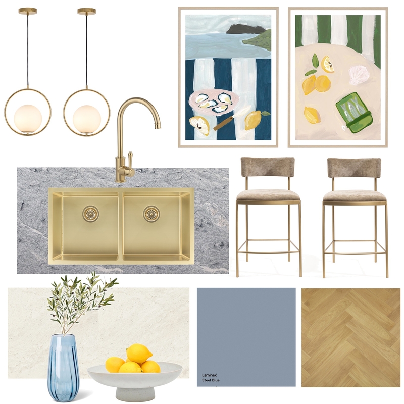 BRASS GOLD KITCHEN Mood Board by Mood Indigo Styling on Style Sourcebook