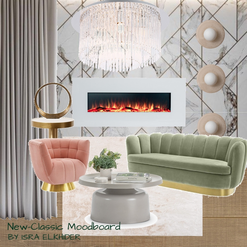 new-classic moodboard 001 Mood Board by Isra Elkhider on Style Sourcebook