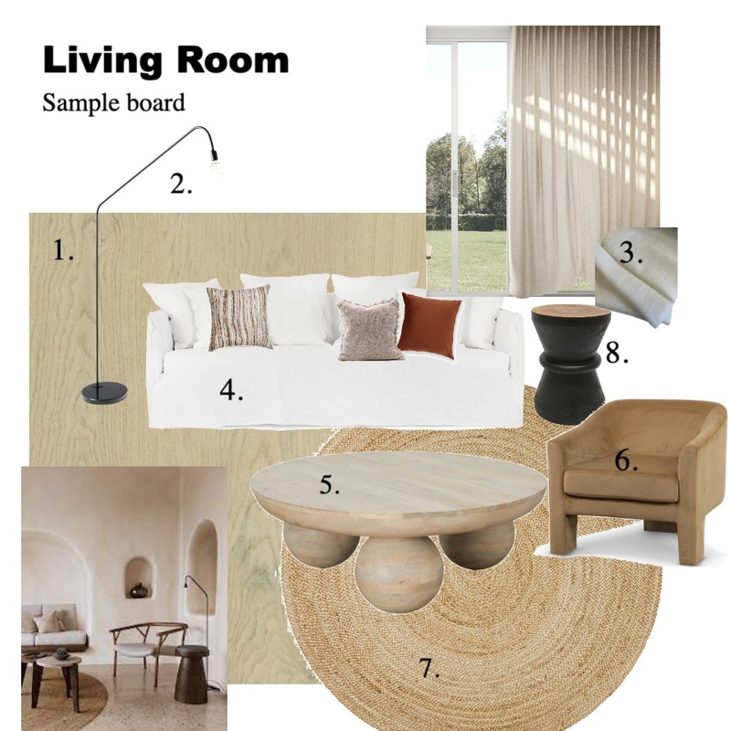 Living room Mood Board by Playa Interiors on Style Sourcebook