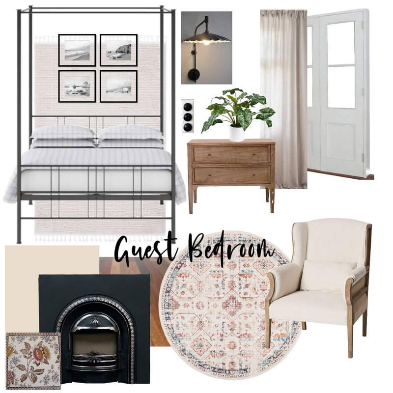 Guest bedroom Mood Board by BRAVE SPACE interiors on Style Sourcebook