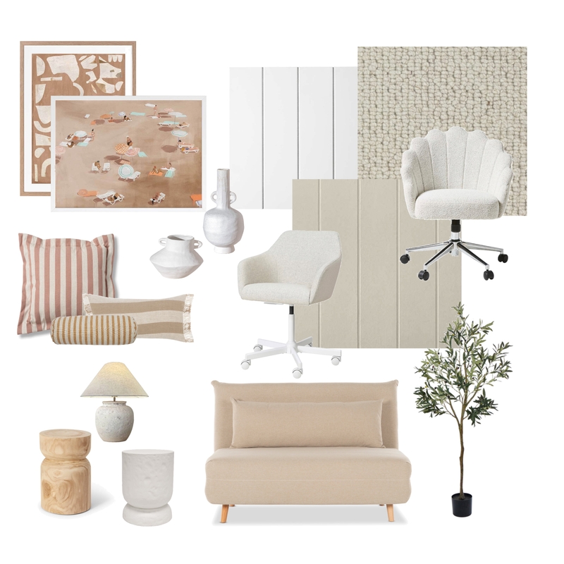 STUDY/GUEST ROOM Mood Board by paigewilliamson on Style Sourcebook