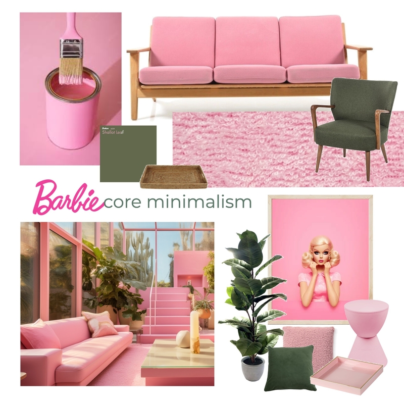 Barbiecore minimalism Mood Board by Shadai on Style Sourcebook