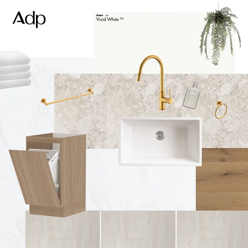 Contemporary Boho Laundry | New Modular Laundry Cabinetry Mood Board by ADP on Style Sourcebook