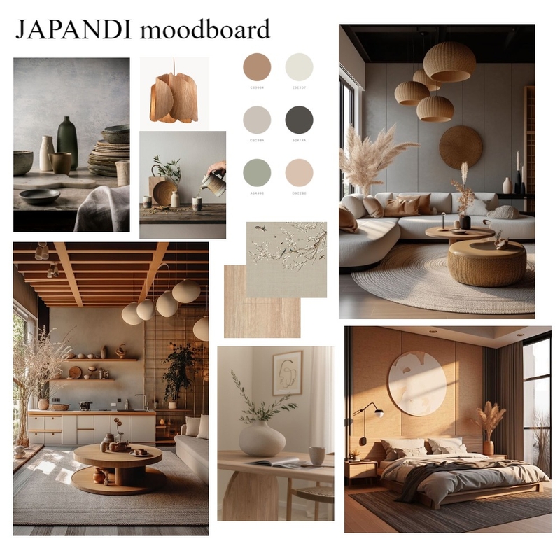 Japandi Mood Board by DvD on Style Sourcebook