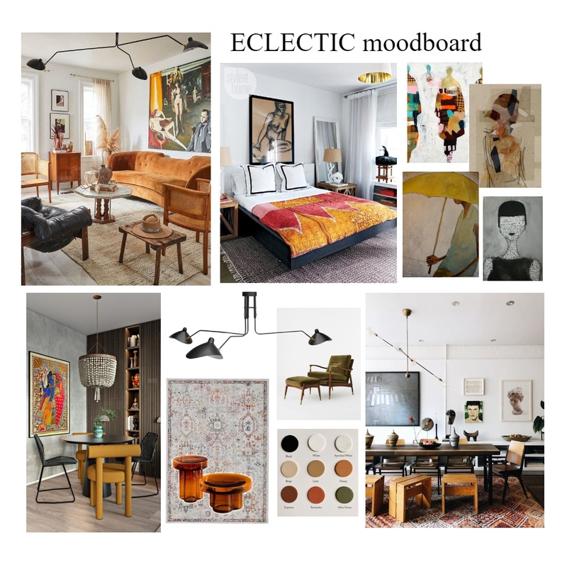 Eclectic Mood Board by DvD on Style Sourcebook