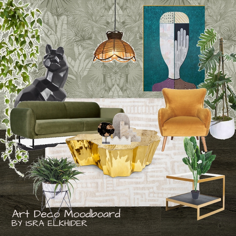 art deco moodboard 003 Mood Board by Isra Elkhider on Style Sourcebook