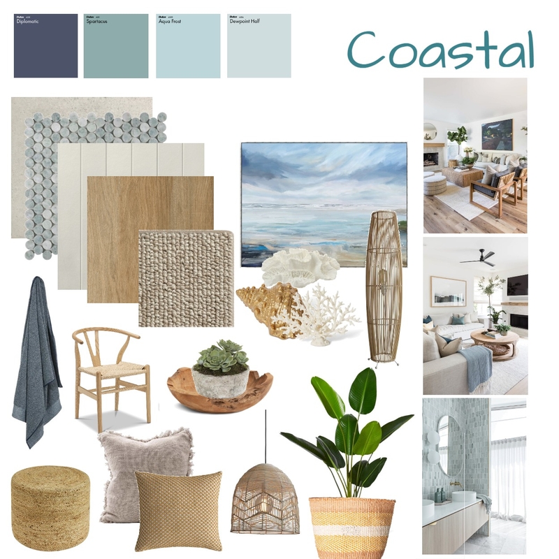 Coastal Master ensuite Mood Board by alinemartins on Style Sourcebook