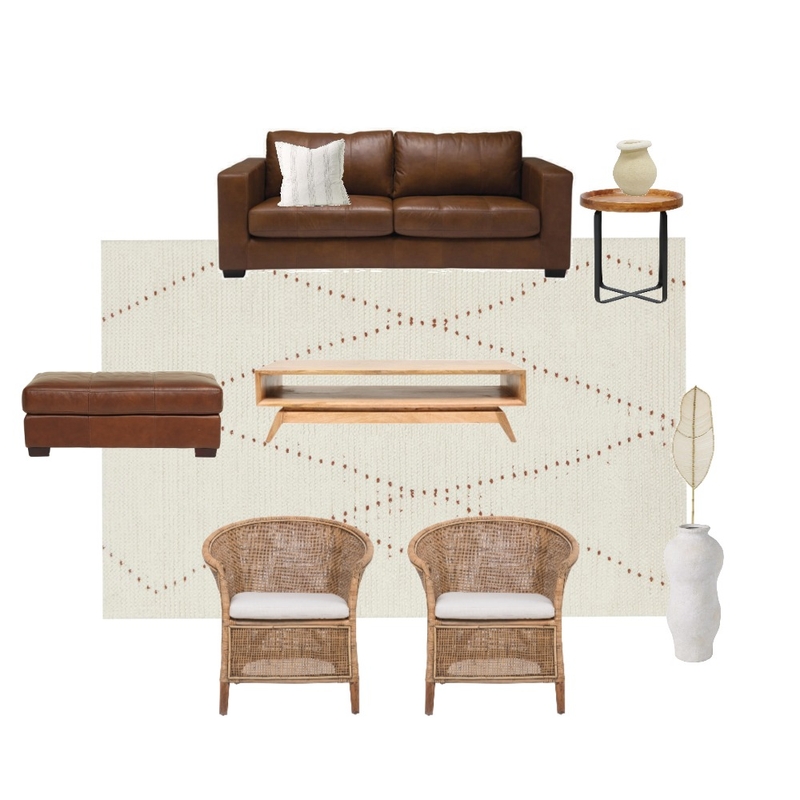 Relaxed Organic Living Mood Board by OZ Design Furniture on Style Sourcebook