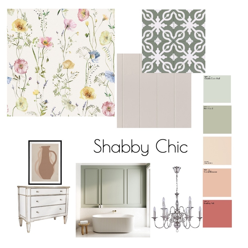 Shabby Chic Mood Board by jaydewoods on Style Sourcebook