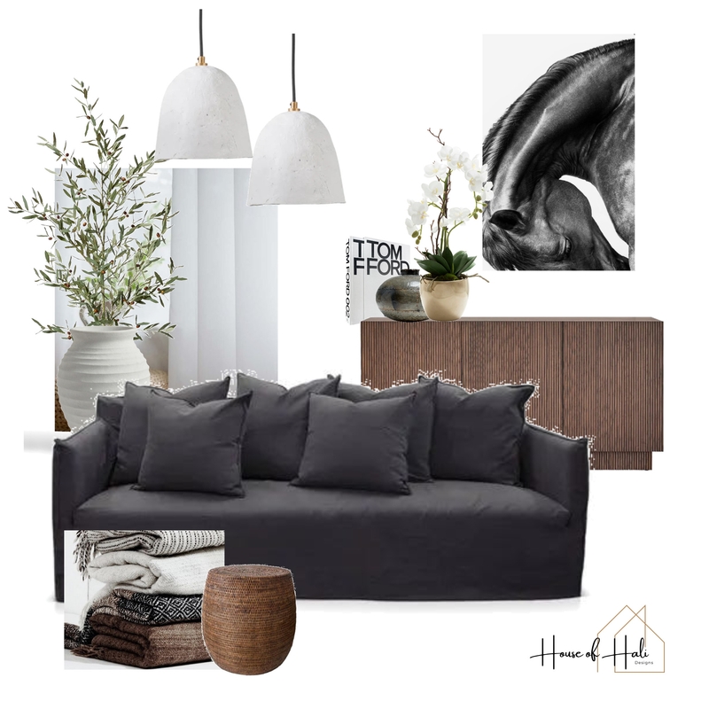 Moody Country Retreat Mood Board by House of Hali Designs on Style Sourcebook
