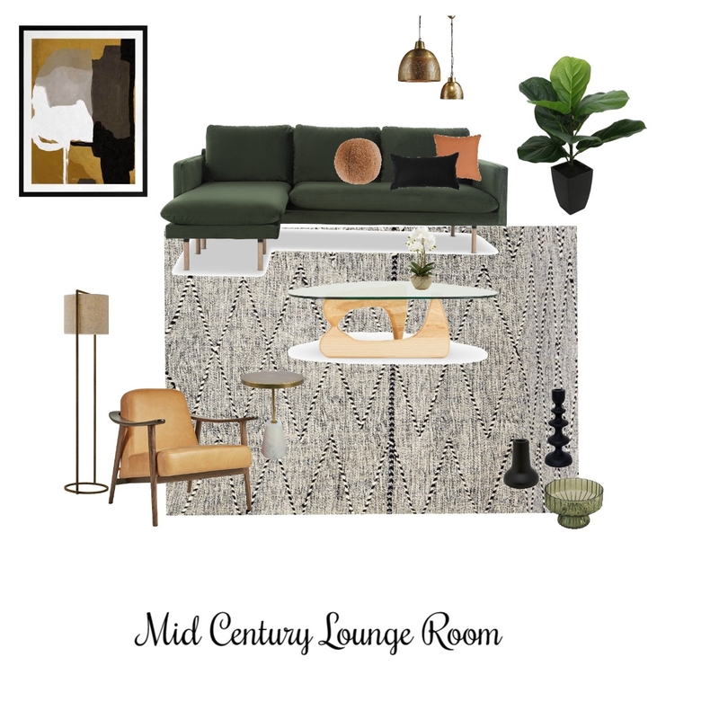 Jen- mid century lounge room Mood Board by Simplestyling on Style Sourcebook