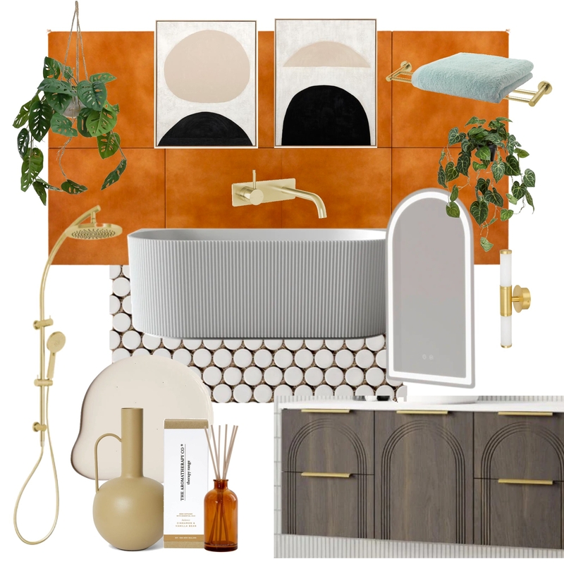Week One - Mid Century Modern Intro Mood Board by The Blue Space on Style Sourcebook