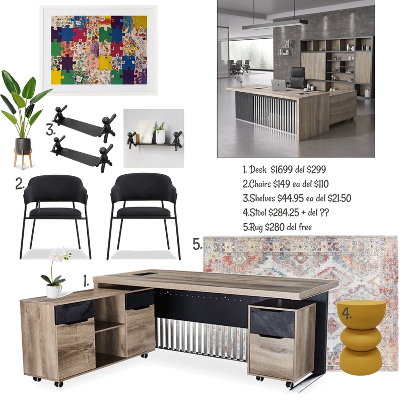 Kellie's Office Mood Board by Ledonna on Style Sourcebook