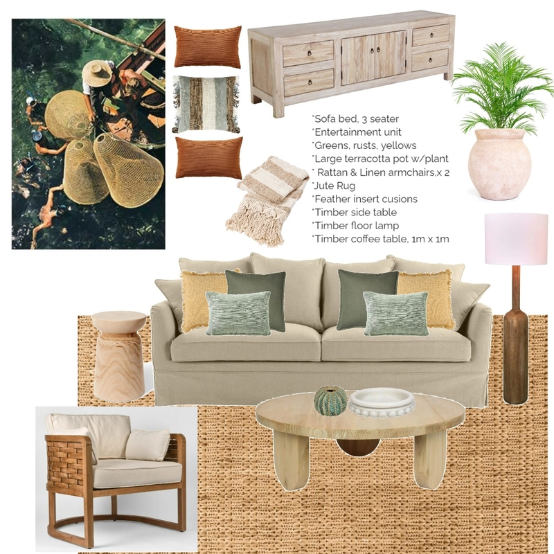 Snorkelling in the Shallows -browns, greens Mood Board by LaraMcc on Style Sourcebook