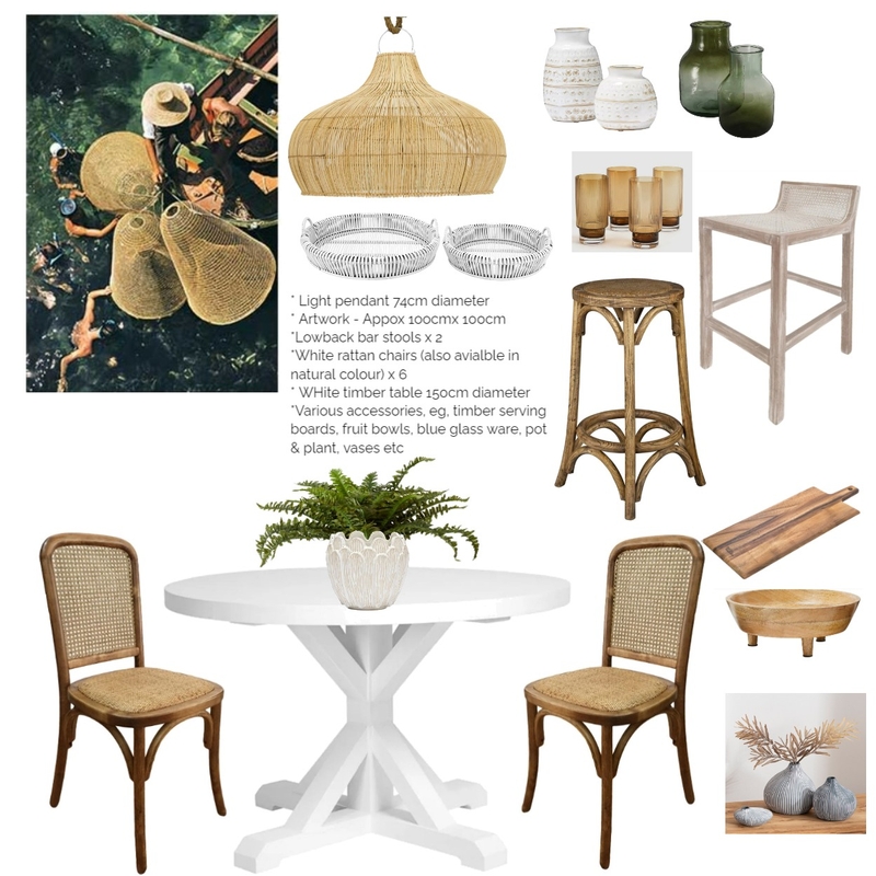 Kitchen & Dining - greens and neutrals Mood Board by LaraMcc on Style Sourcebook