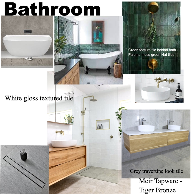 Bathroom Mood Board by Leigh on Style Sourcebook