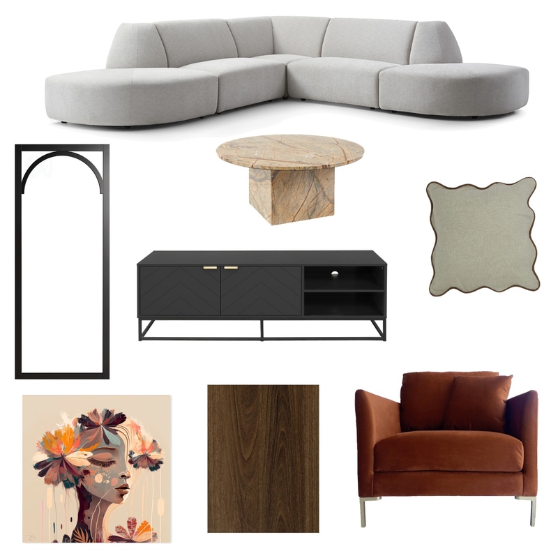 Contemporary Living Room Mood Board by Style Sourcebook on Style Sourcebook