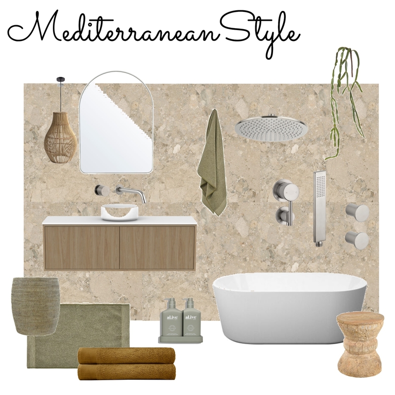 Mediterranean Style Mood Board by justine.suttorini@gmail.com on Style Sourcebook