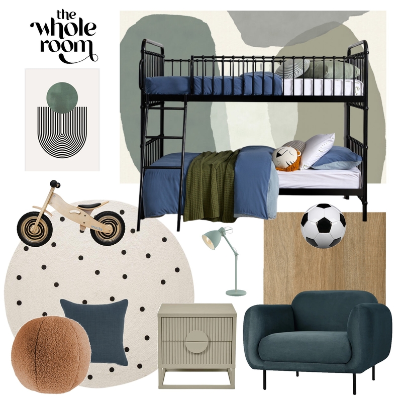 Soccer Kids Room Mood Board by The Whole Room on Style Sourcebook