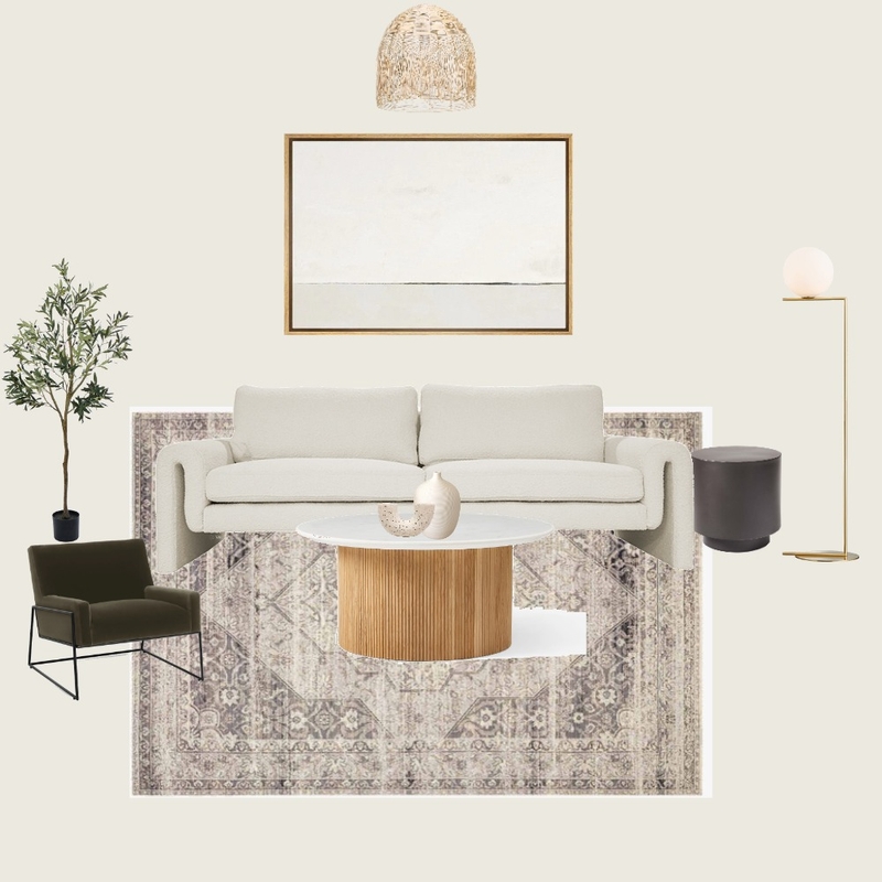 Modern Living Space Mood Board by Sara Lynn Boulton on Style Sourcebook