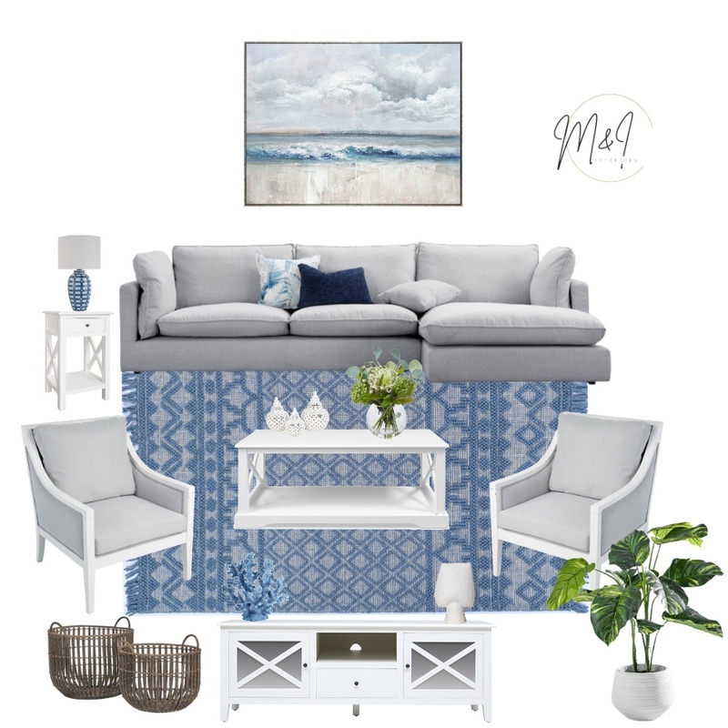 Hampton Living room Concept Mood Board by M&I Interiors on Style Sourcebook