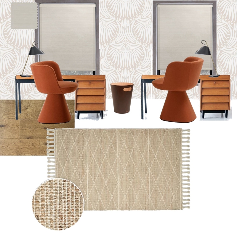 Modern Rustic study room for two pt.1 Mood Board by Millisrmvsk on Style Sourcebook
