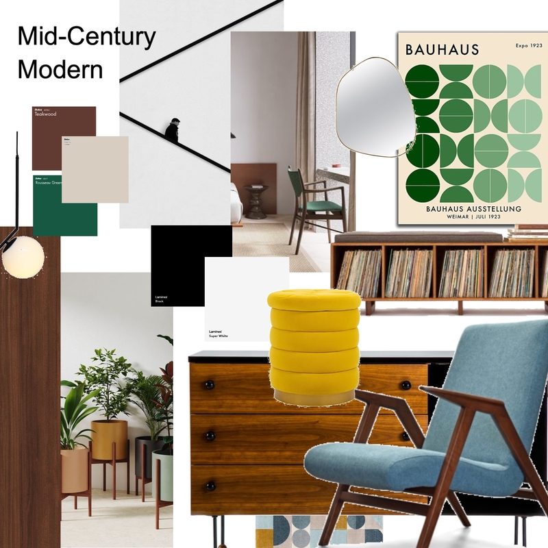 Mid century Mood Board by andriani on Style Sourcebook