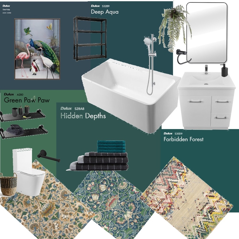 Sara's bathroom Mood Board by sarabrawley on Style Sourcebook