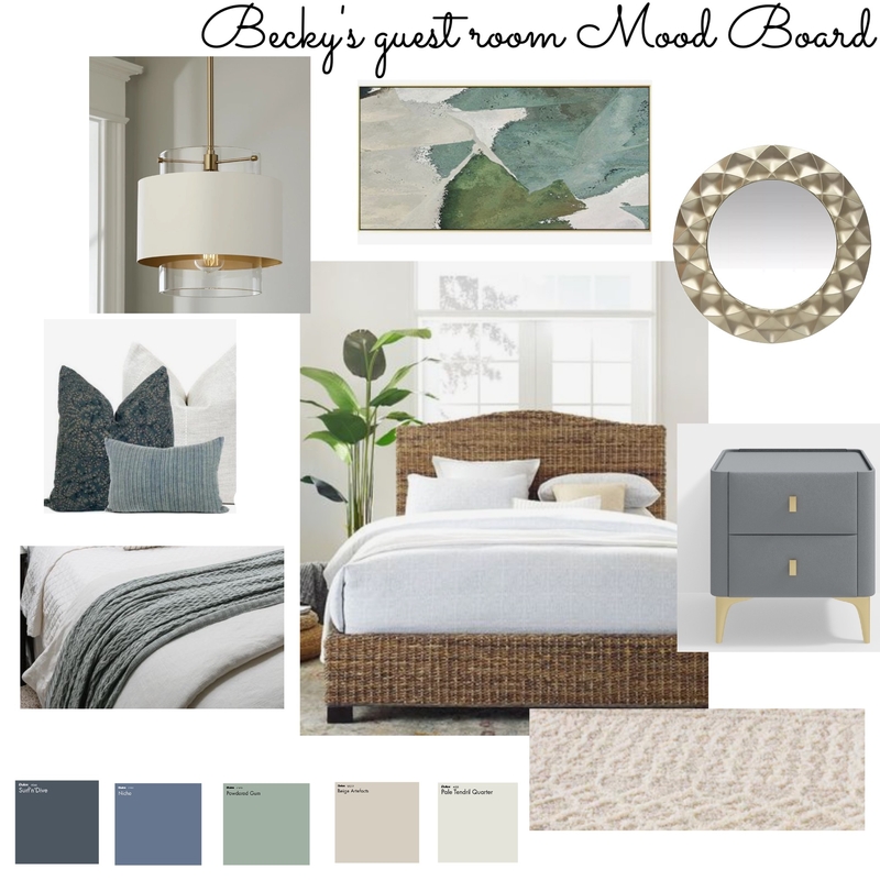 Becky's guest room Mood Board by mhDesigns on Style Sourcebook