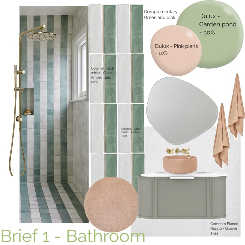 Brief 1 - Bathroom Mood Board by FayeElizabeth on Style Sourcebook