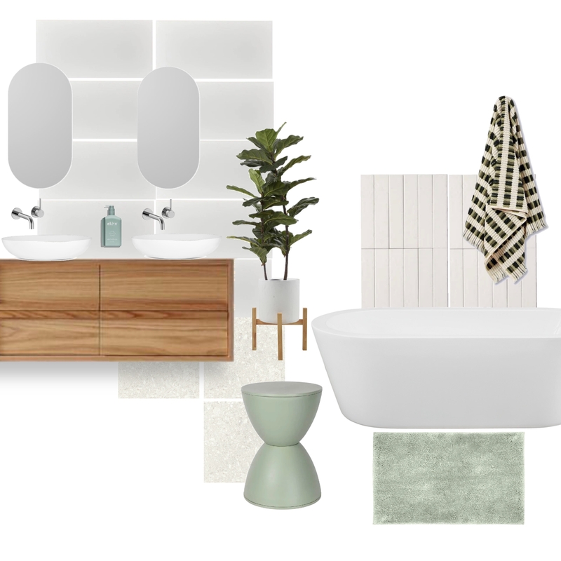 Main Bathroom Mood Board by Holm & Wood. on Style Sourcebook