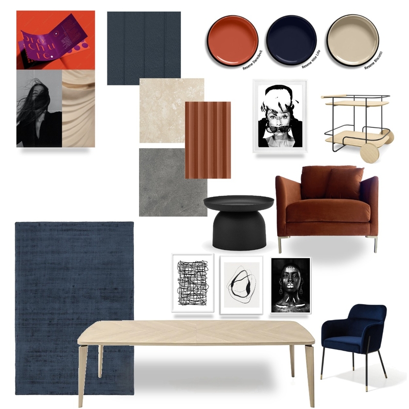 Marketing Agency Office-Navy Mood Board by envisual design on Style Sourcebook