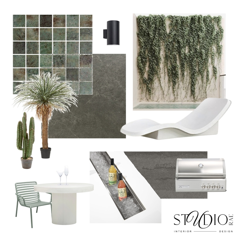 Med Noir Balcony Pool Mood Board by Studio Rae Interior Designs on Style Sourcebook