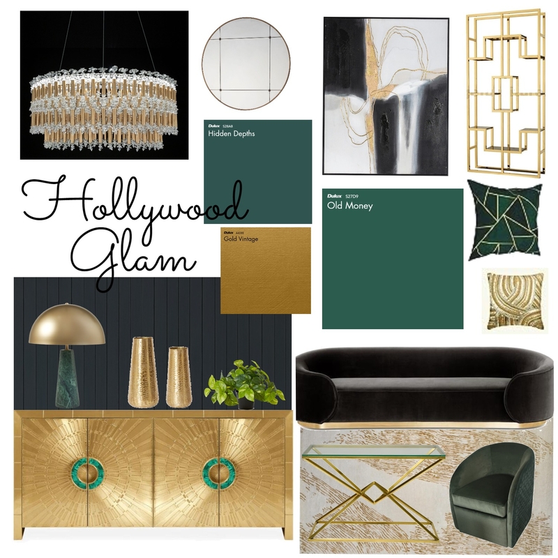 Hollywood Glam Mood Board by blessed lady on Style Sourcebook